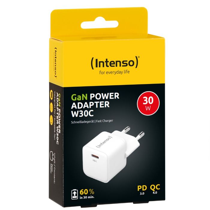 (Intenso) Punjač kučni, brzi, USB-C, 3A, 30W - Power Adapter W30C Gan-5