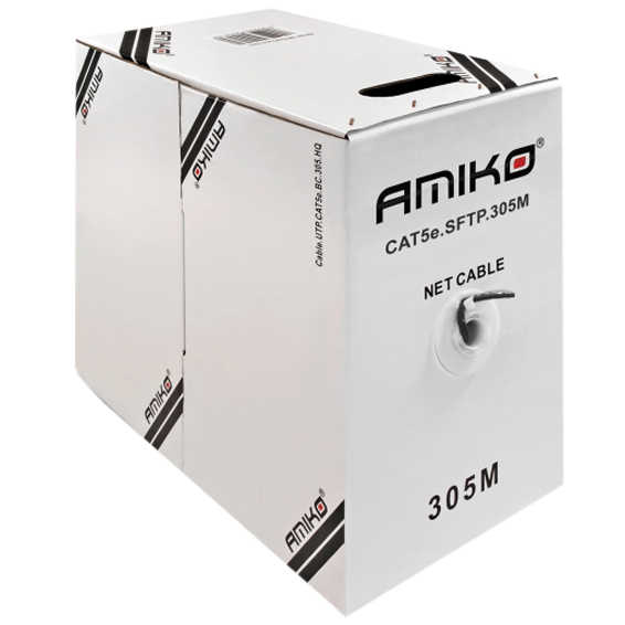 Amiko Mrežni FTP kabel, CAT5e, CCA, 305 met. - CAT5e FTP CCA 305m-1