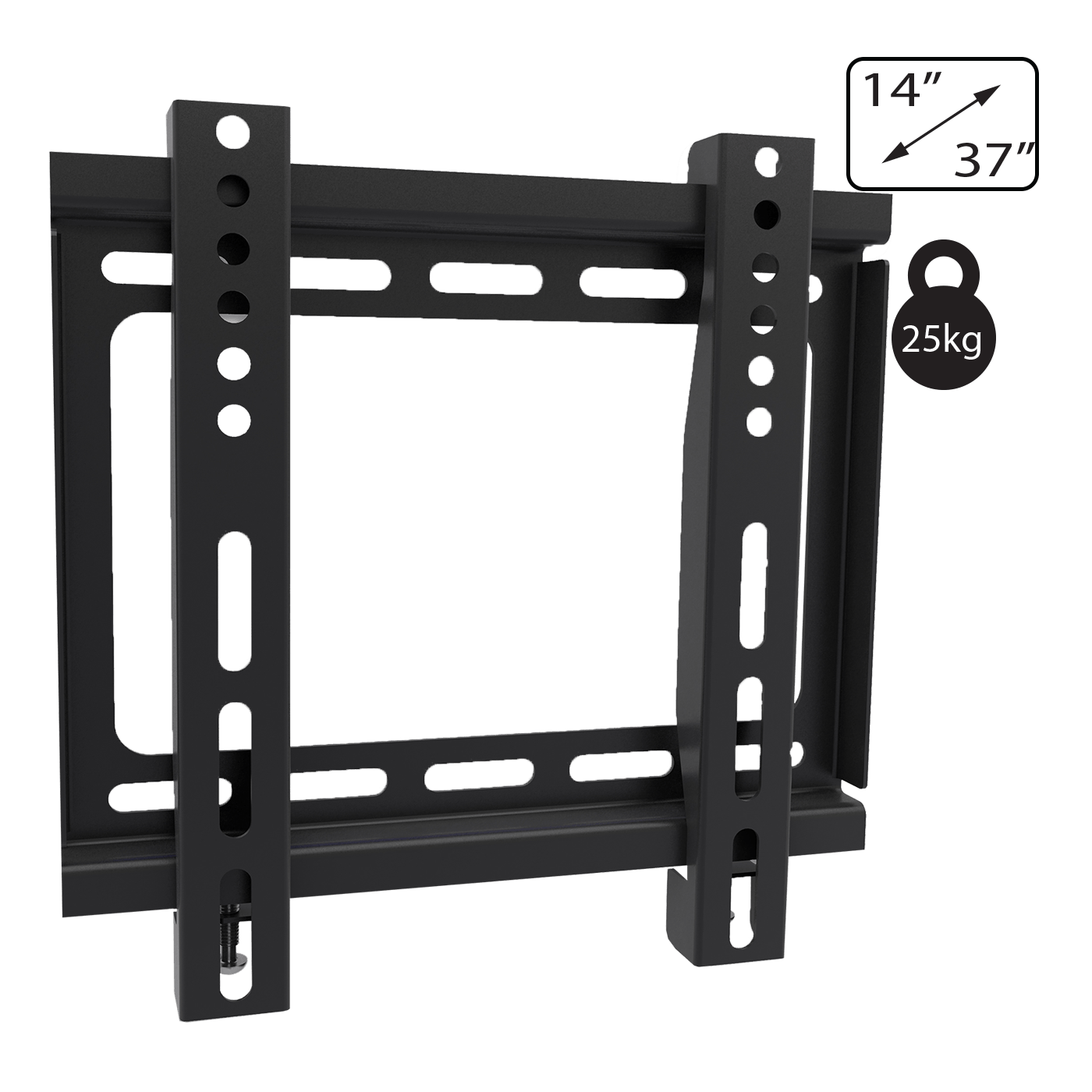 Nosač za TV zidni AMIKO (14"- 37", do 25 kg)-0