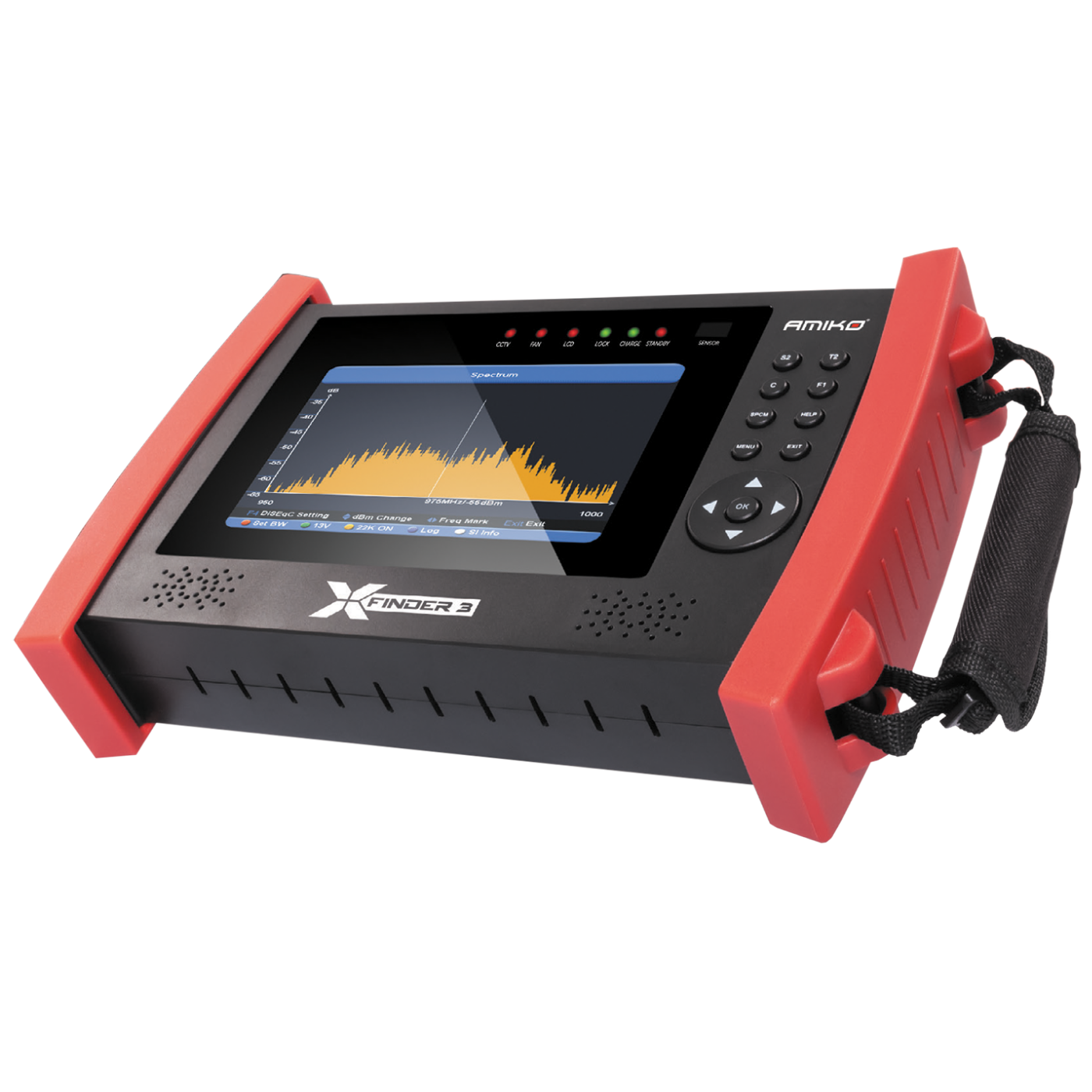 Amiko Instrument mjerni,profi,7" LCD , DVB-S2/T2/C, H.256 - X-FINDER 3-0