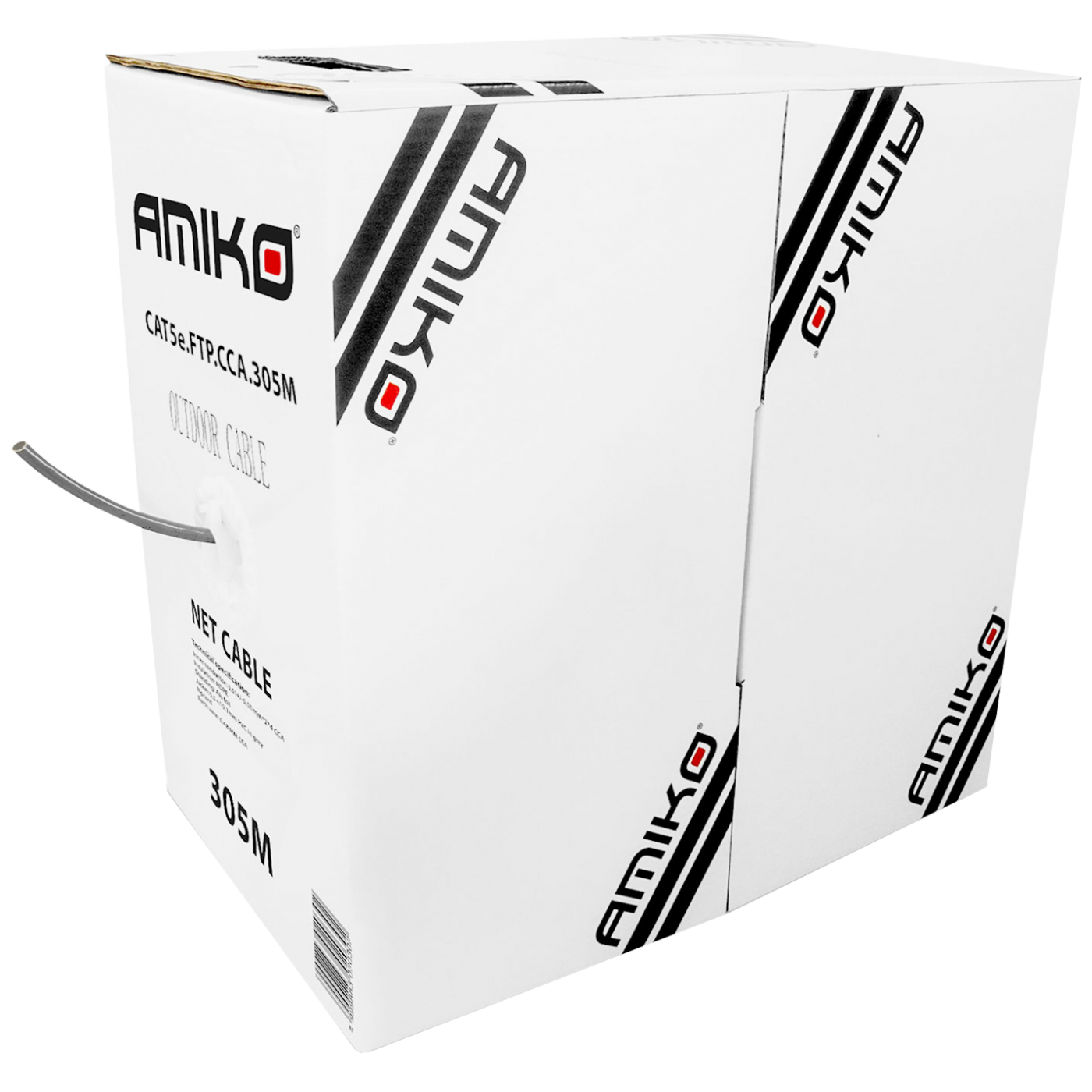 Amiko Mrežni FTP kabel, CAT5e, OutDoor, 305 met. - CAT5e FTP Outdoor 305m-1