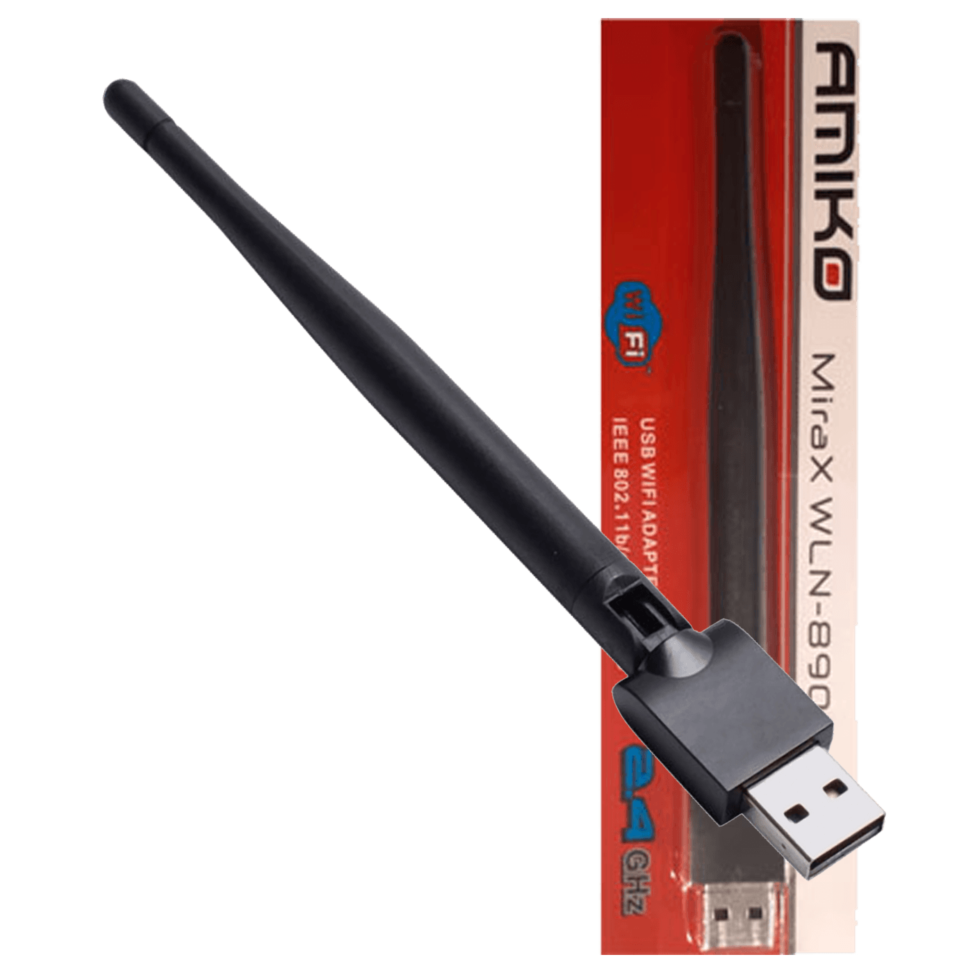 Amiko Wi-Fi mrežna kartica, USB, 2.4 GHz, 150 Mbps - WLN-890-0