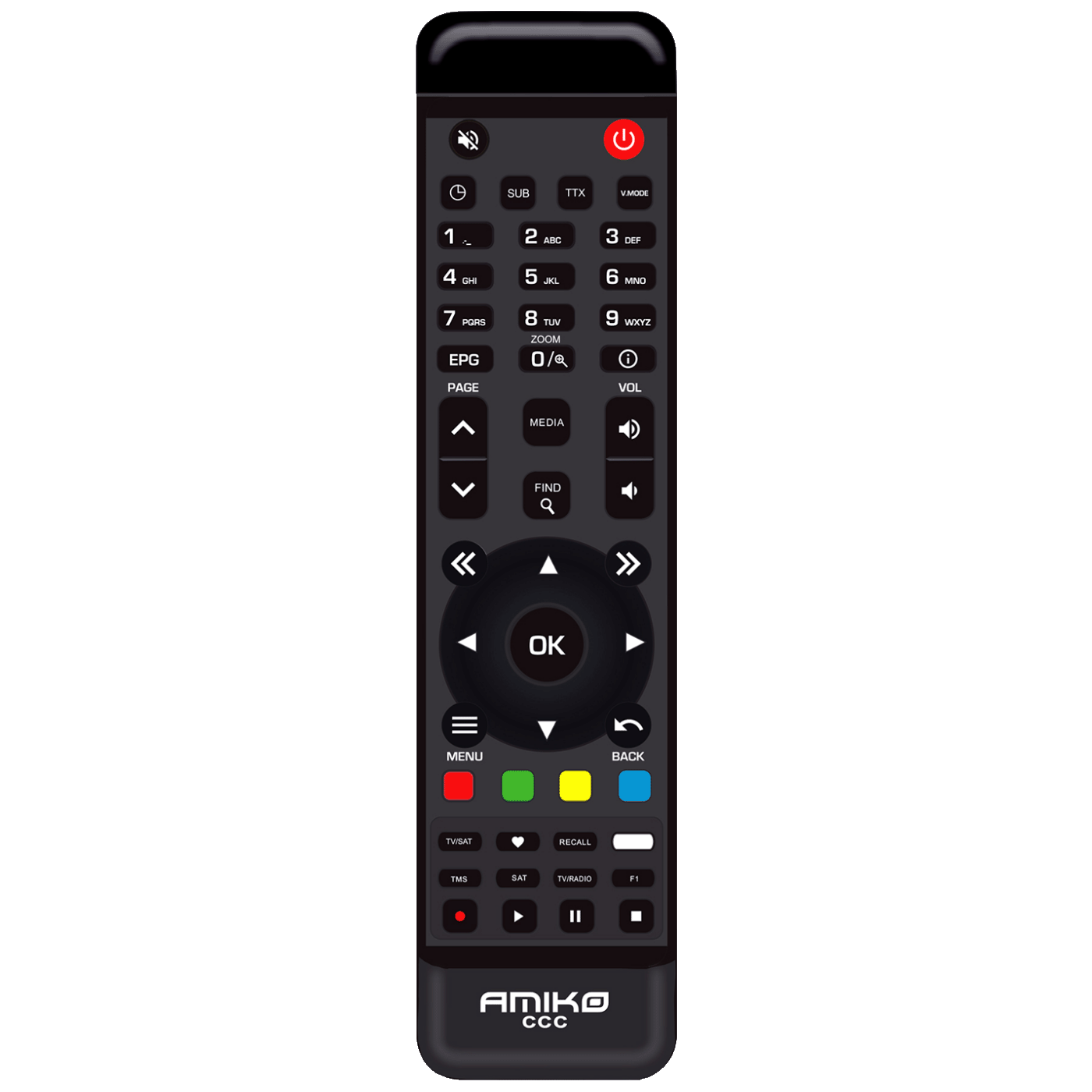Amiko Prijemnik DVB-S2+T2/C, HEVC, 4K UHD, CX, CI - AMIKO 9265+-2