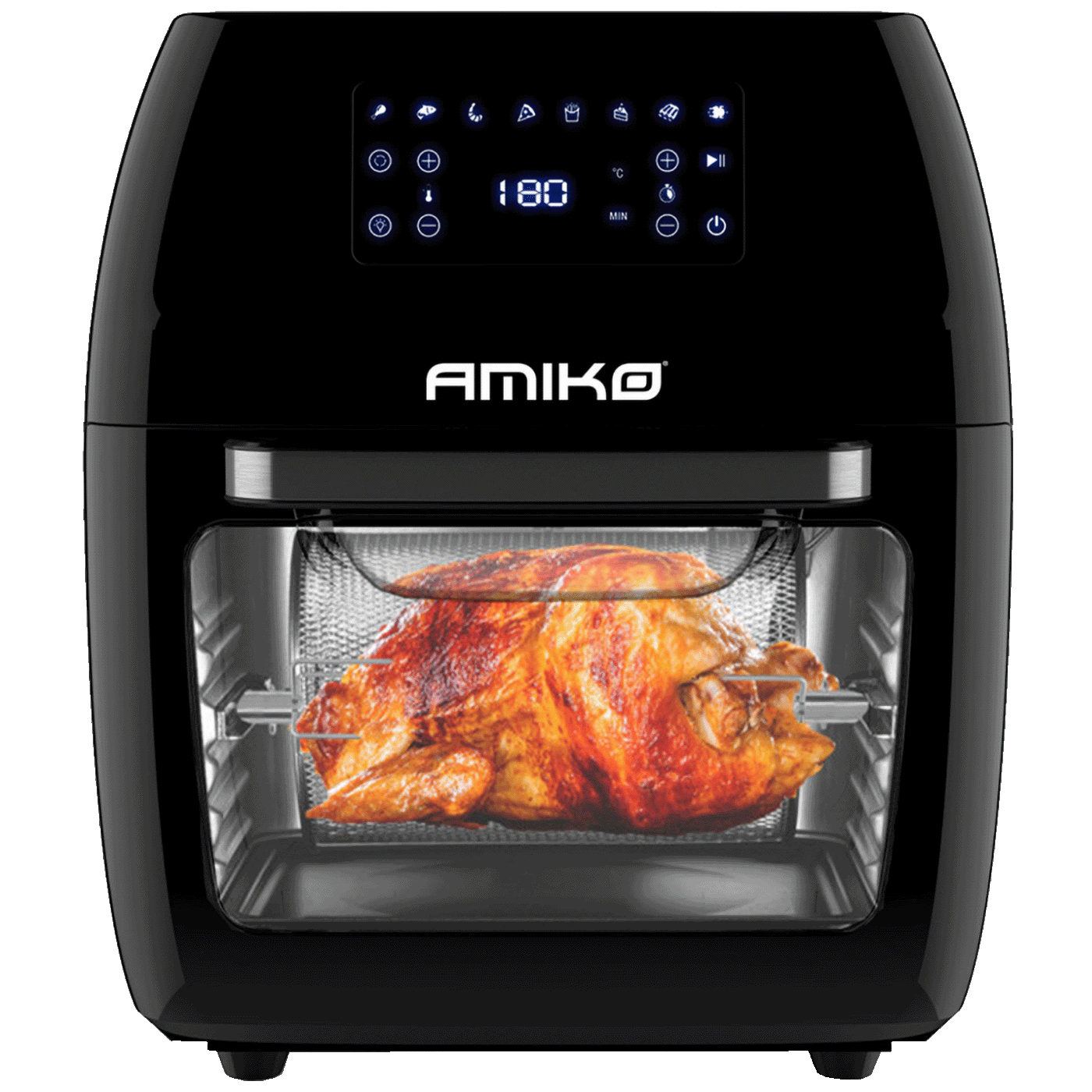 Friteza na vrući zrak sa grilom AMIKO 1700W, A80, zapremina 12l-0