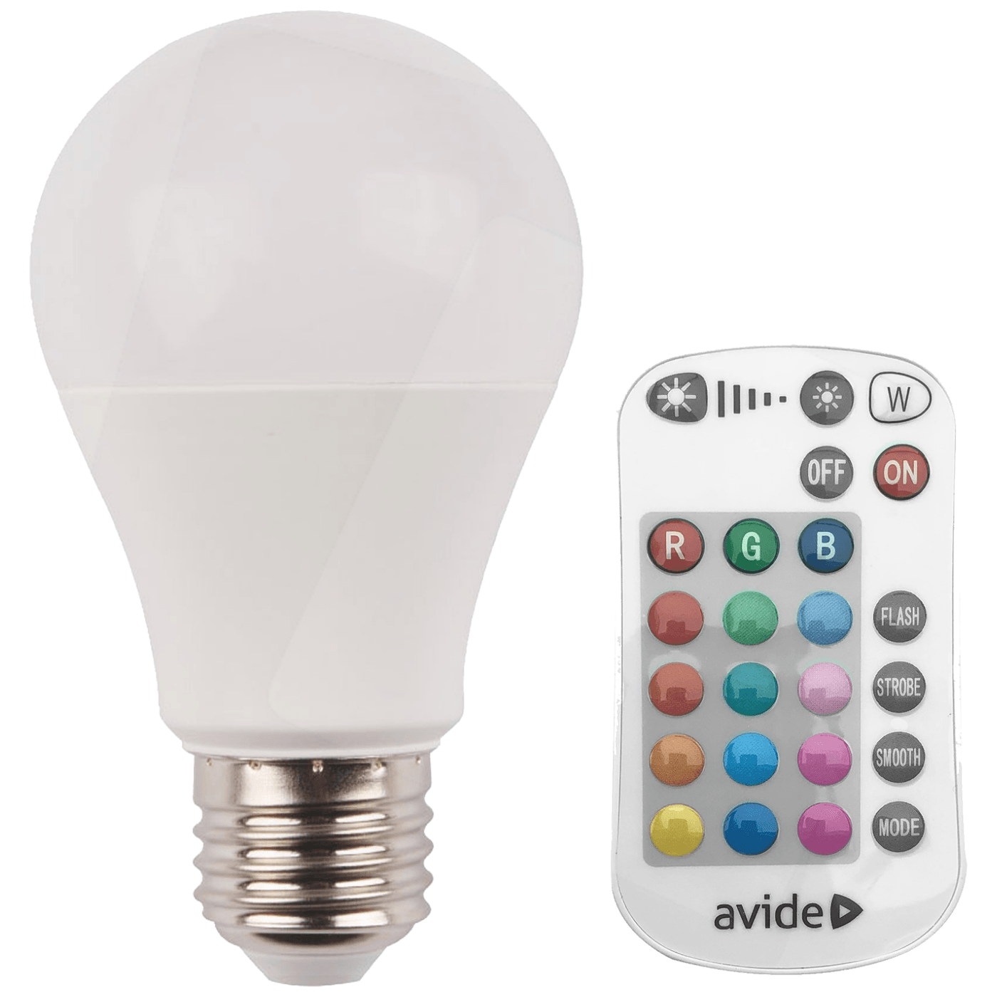 Avide Pametna sijalica, LED 9.7W, E27, RGB+W, 2700K, daljinski - Smart LED Globe A60 9.7W-1