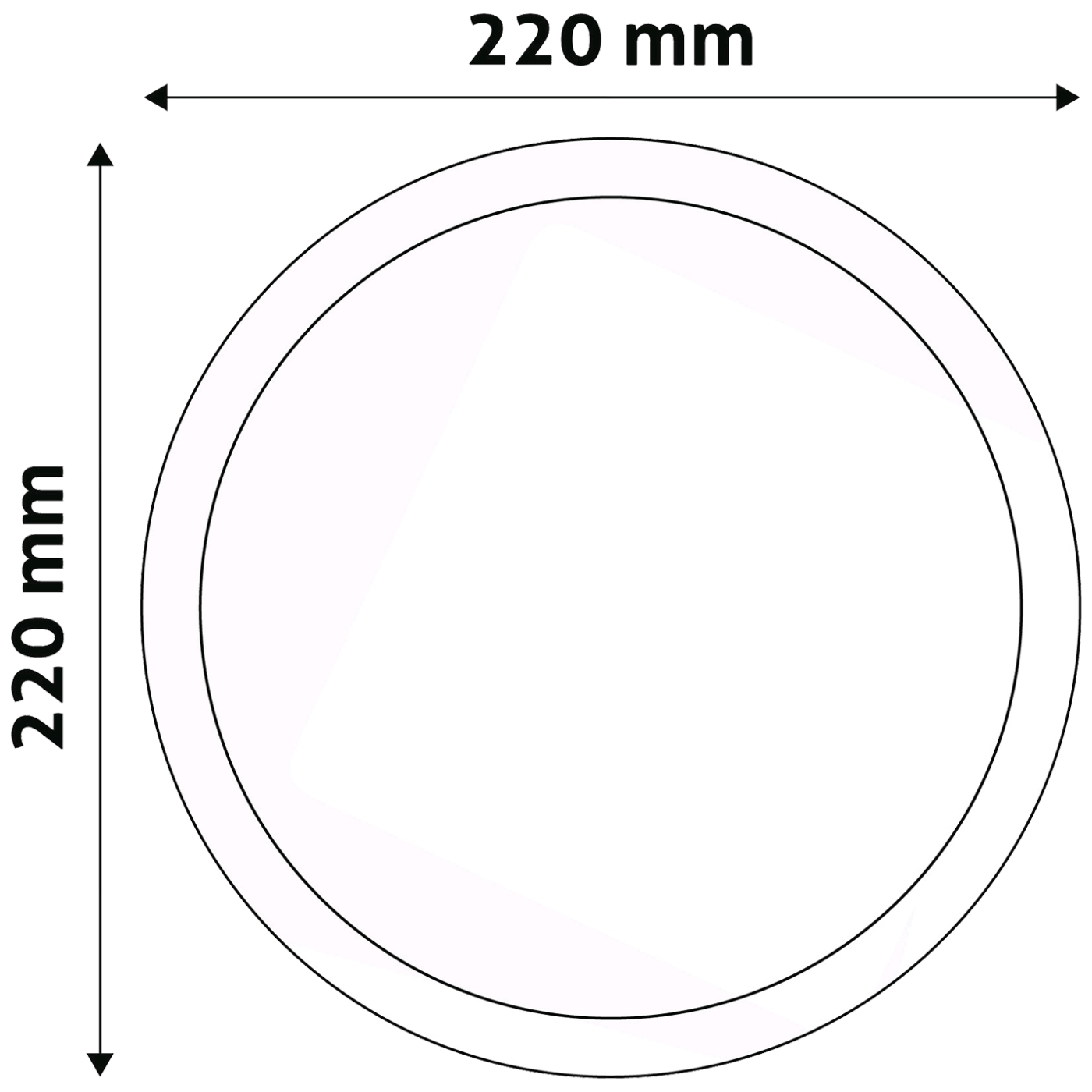 Avide Plafonjera LED, ugradna, 18W, 1490 lm, 4000K, IP20 - ACRPNW-R-18W-ALU-2