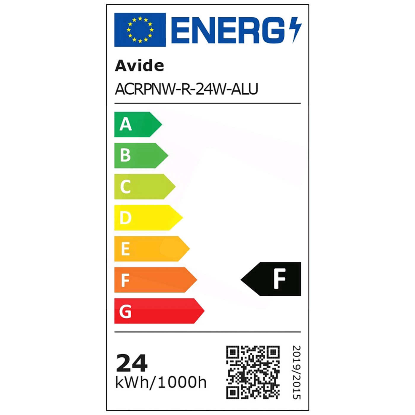 Avide Plafonjera LED, ugradna, 24W, 2000 lm, 4000K, IP20 - ACRPNW-R-24W-ALU-3