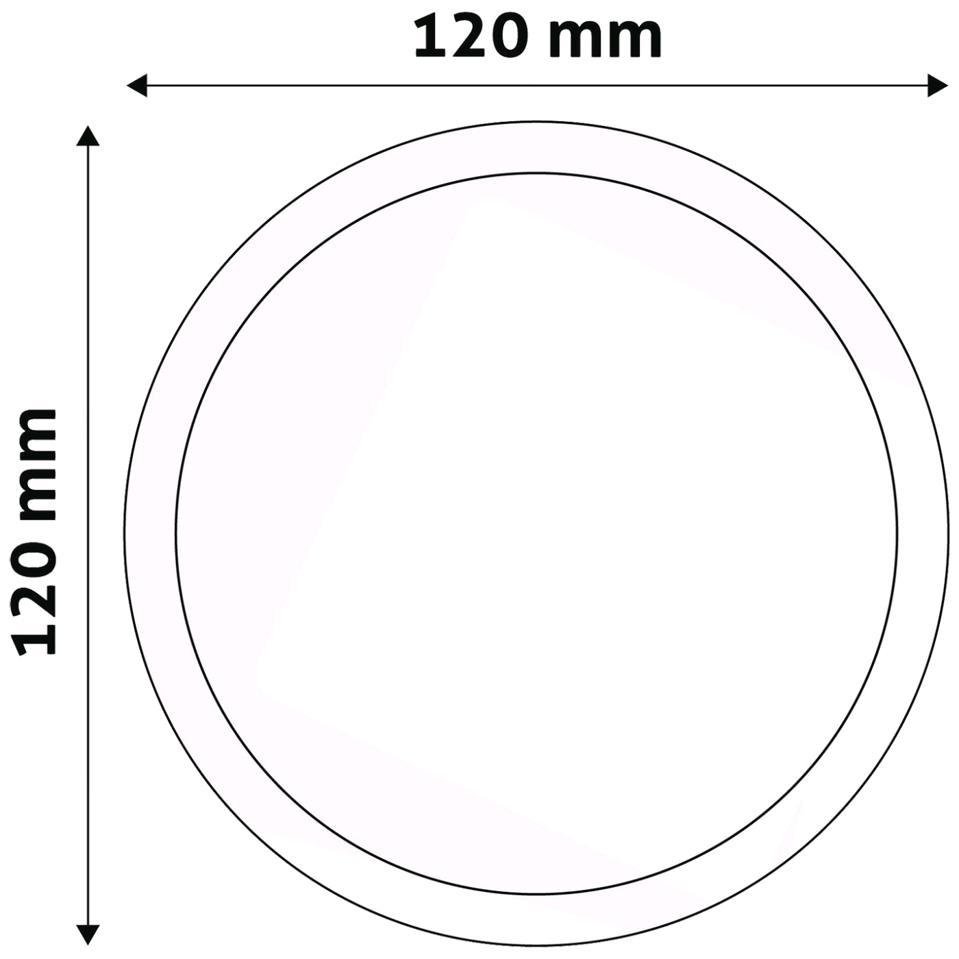 Avide Plafonjera LED, 6W, 420 lm, 4000K, IP20 - ACSMNW-R-6W-ALU-2