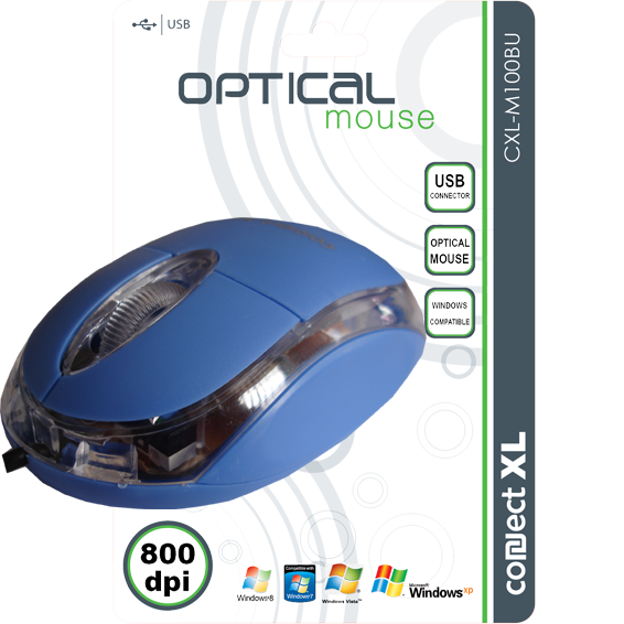 Miš CONNECT XL CXL-M100BU (plavi)-0