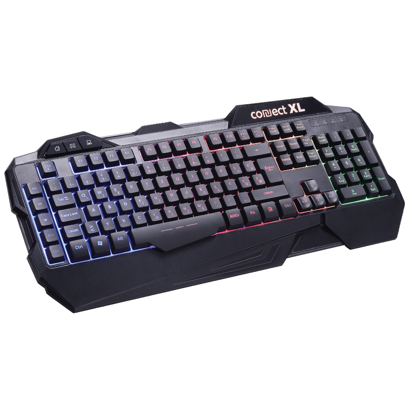 Tipkovnica CONNECT XL CXL-GK550 (gaming, membranska, LED osvjetjenje crna)