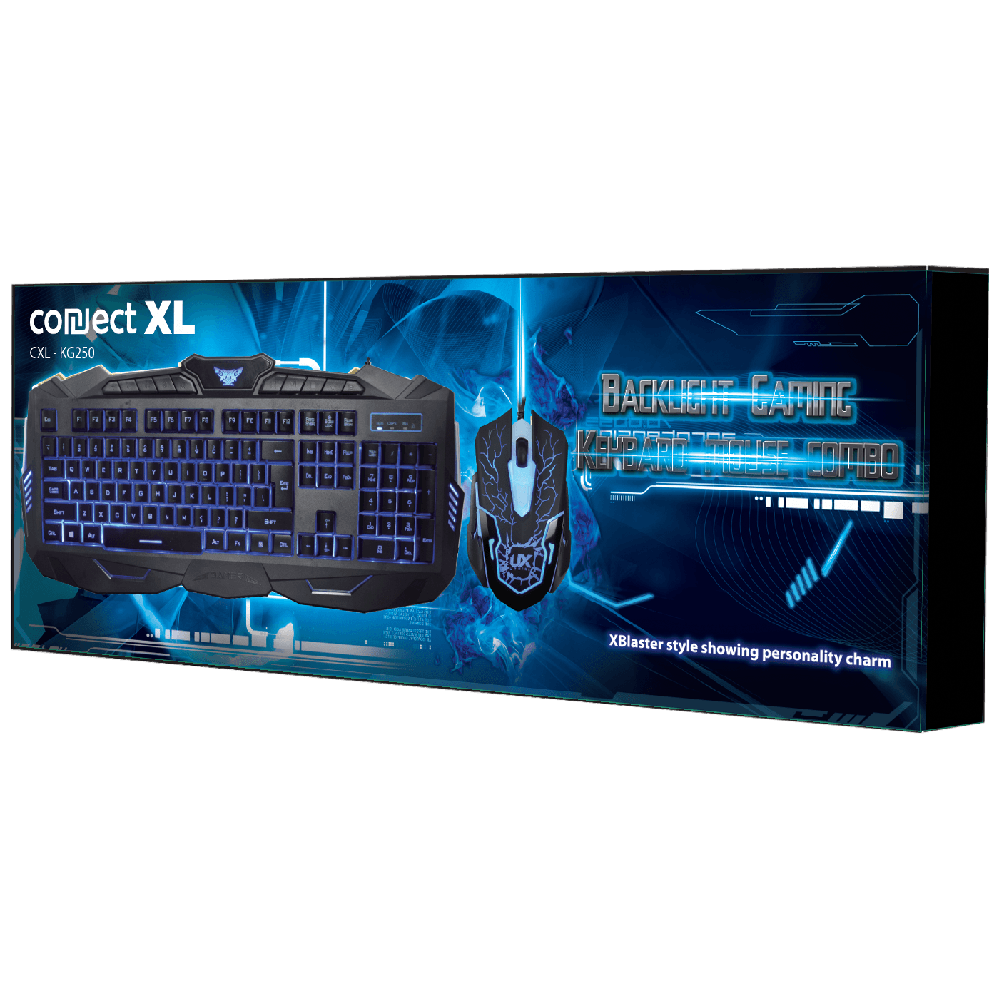 Connect XL Tipkovnica + miš, gaming set - CXL-KG250 Kit Gaming-1