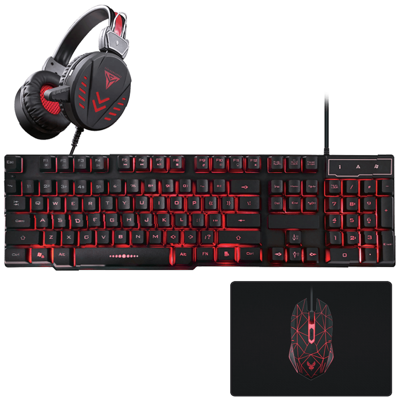 Connect XL Gaming set, slušalice, tipkovnica, miš, podloga za miš - CXL-KG350 Kit Gaming-0
