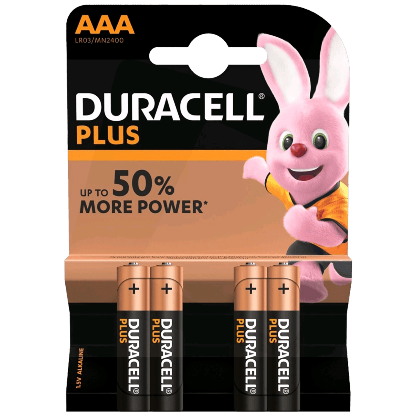Baterija DURACELL AAA B4 (alkalna, 1,5 V, blister 4 kom.)