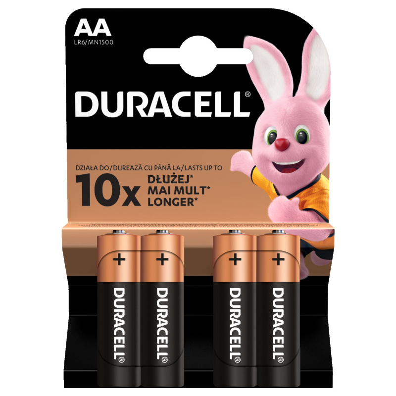 Baterija DURACELL Mignon AA B4 (alkalna, AA, 1,5 V, blister 4 kom.)-1