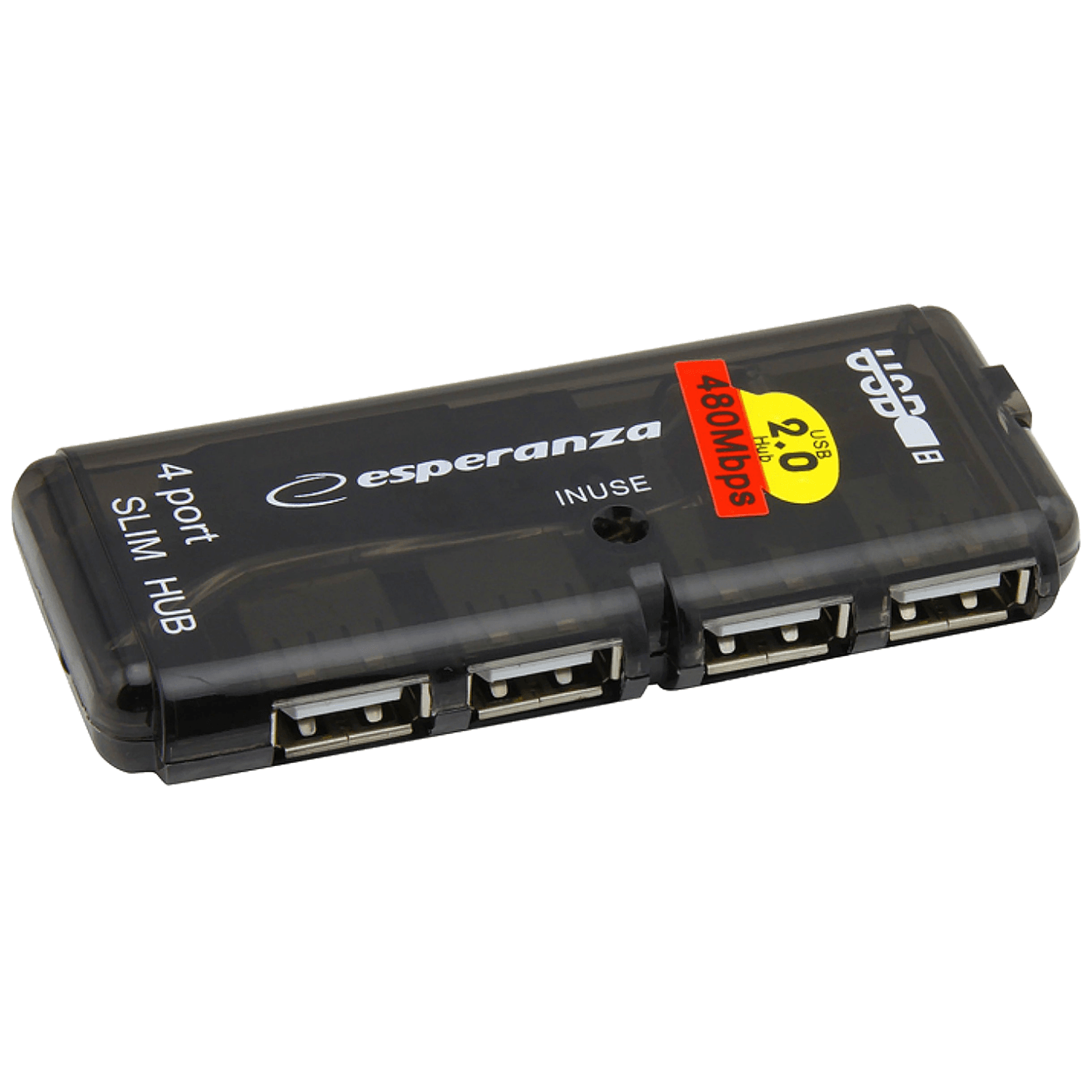 Esperanza USB2.0 razdjeljnik, HUB, 4 porta - EA112-0