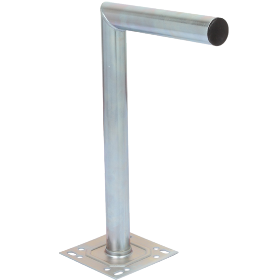 Nosač zidni FALCOM 45cm, pocinčani, oblik L, proširene rupe - NL45-0