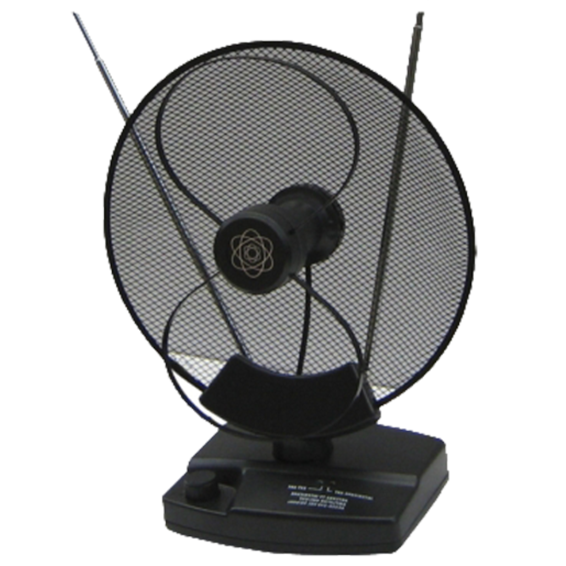 Falcom Antena sobna sa pojačalom, UHF/VHF crna - ANT-204