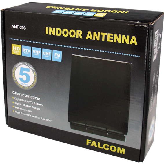 Falcom Antena sobna antena sa pojačalom, 15dB dobit - ANT-206-1