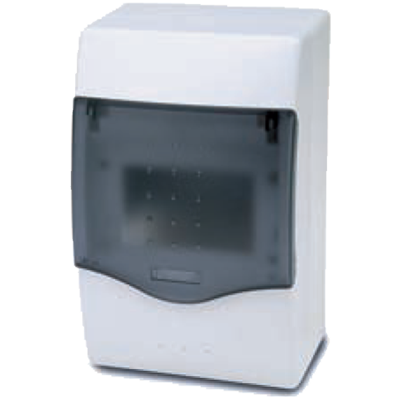 Kutija FAMATEL za osigurače nadžbuk/ 4 osigurača/ IP40 - 3604-W-M-KN/4-0