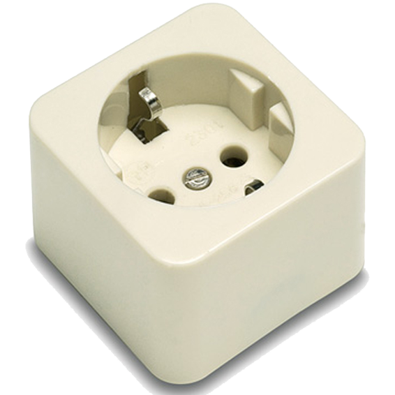 Famatel Utičnica Schuko 16A/250V, umetak od porculana - 2301-0