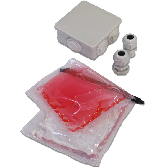 Famatel Razvodna kutija nadžbuk 80x80, vodonepropusna, IP68+ GEL - 3002-GL-0