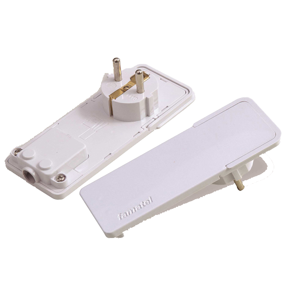 Famatel Strujni utikač, 4,8mm, 16A, slim - 1110-3