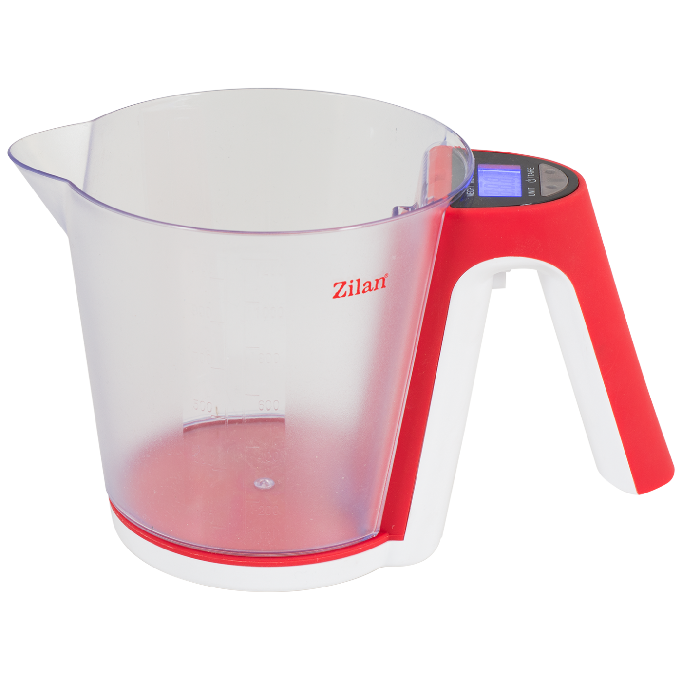 Zilan Vaga kuhinjska sa posudom, do 2 kg., crvena - ZLN7788/RD