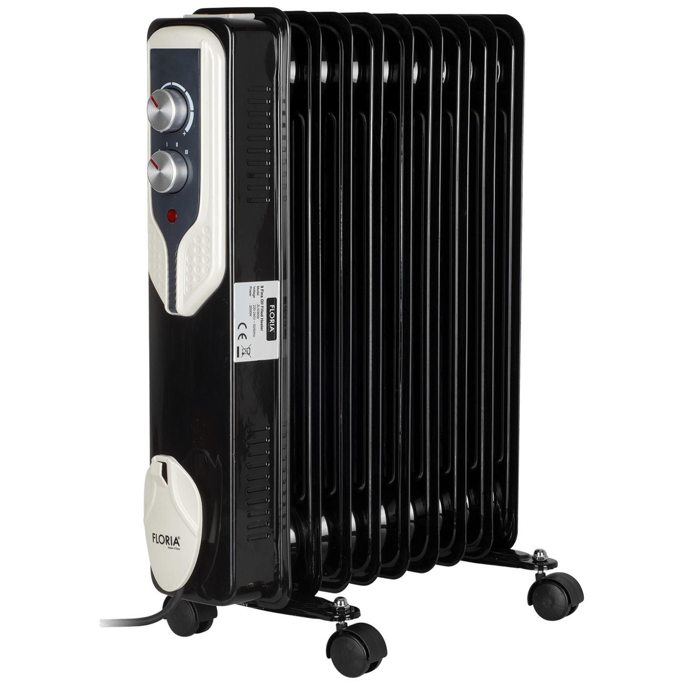 Radijator uljni FLORIA, 2000 W, 9 rebara - ZLN3659