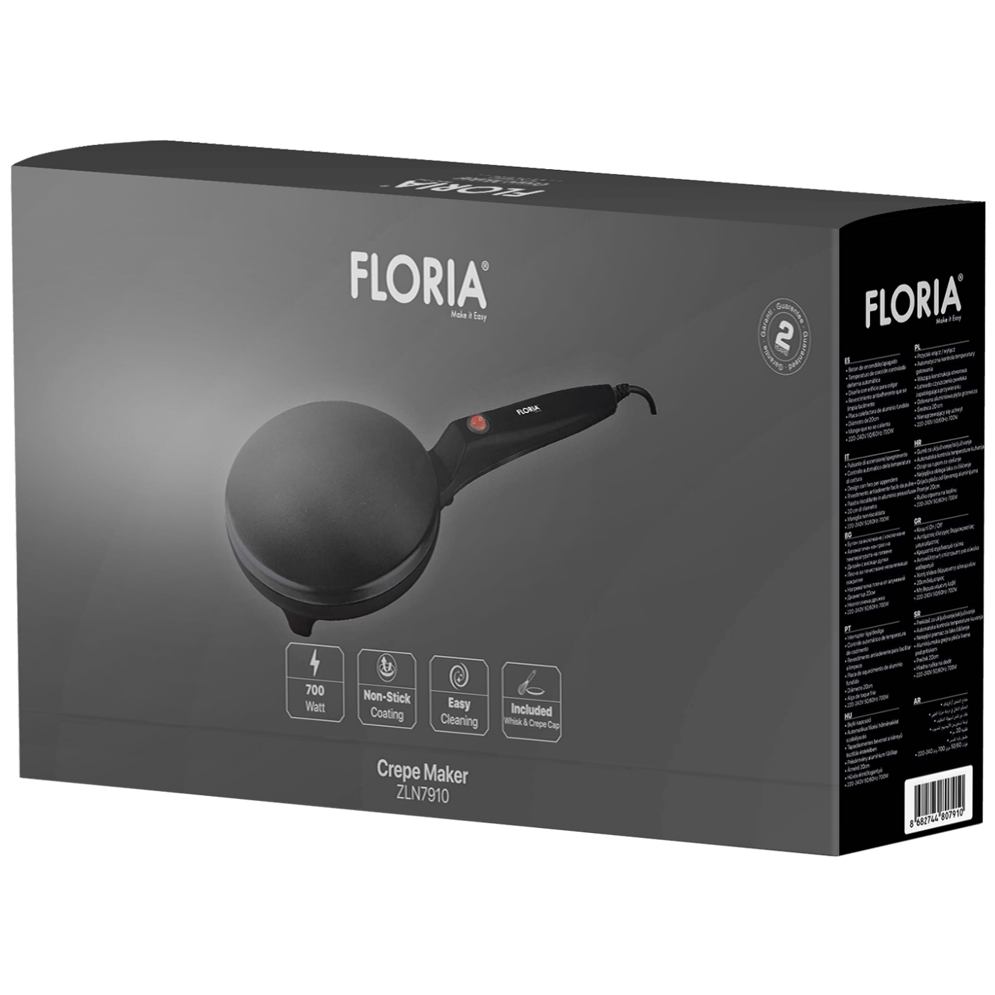 Aparat za palačinke FLORIA, 700 W - ZLN7910-1