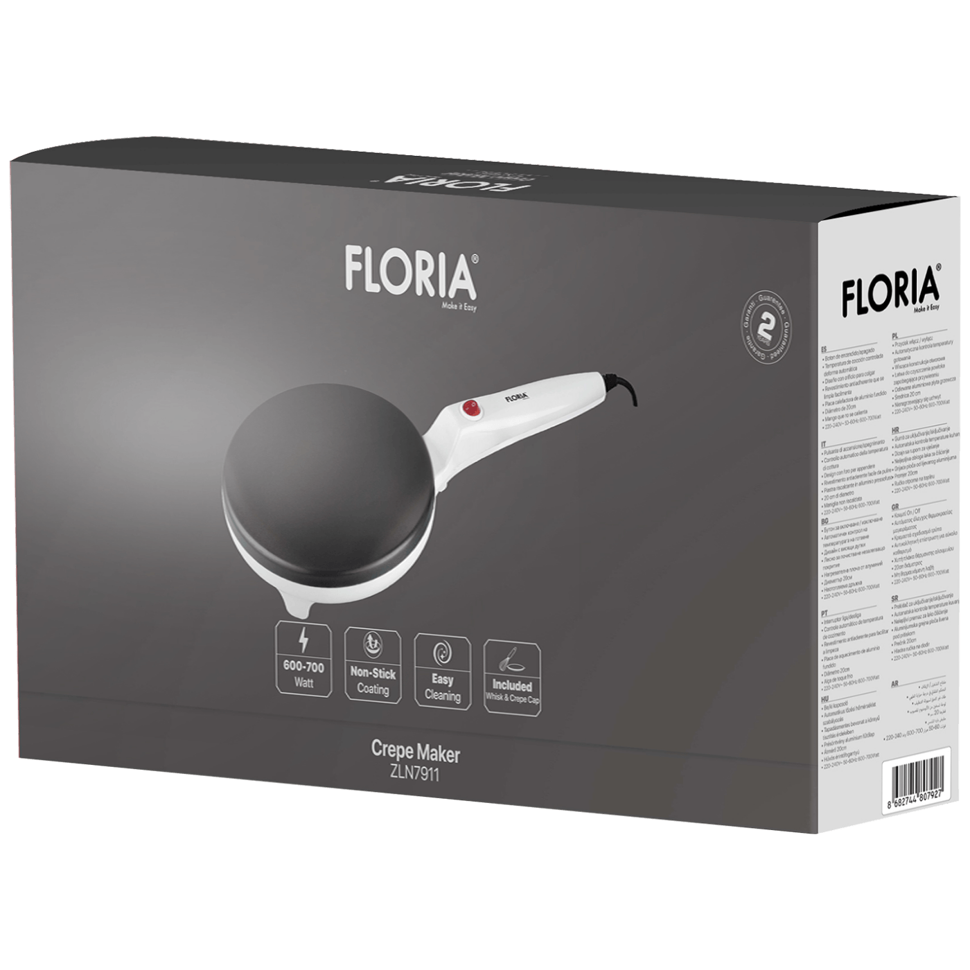 Aparat za palačinke FLORIA, 700 W - ZLN7911-3