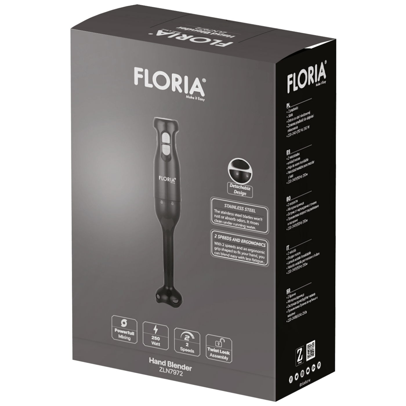 Blender FLORIA, 250 W, 2 brzine - ZLN7972-2