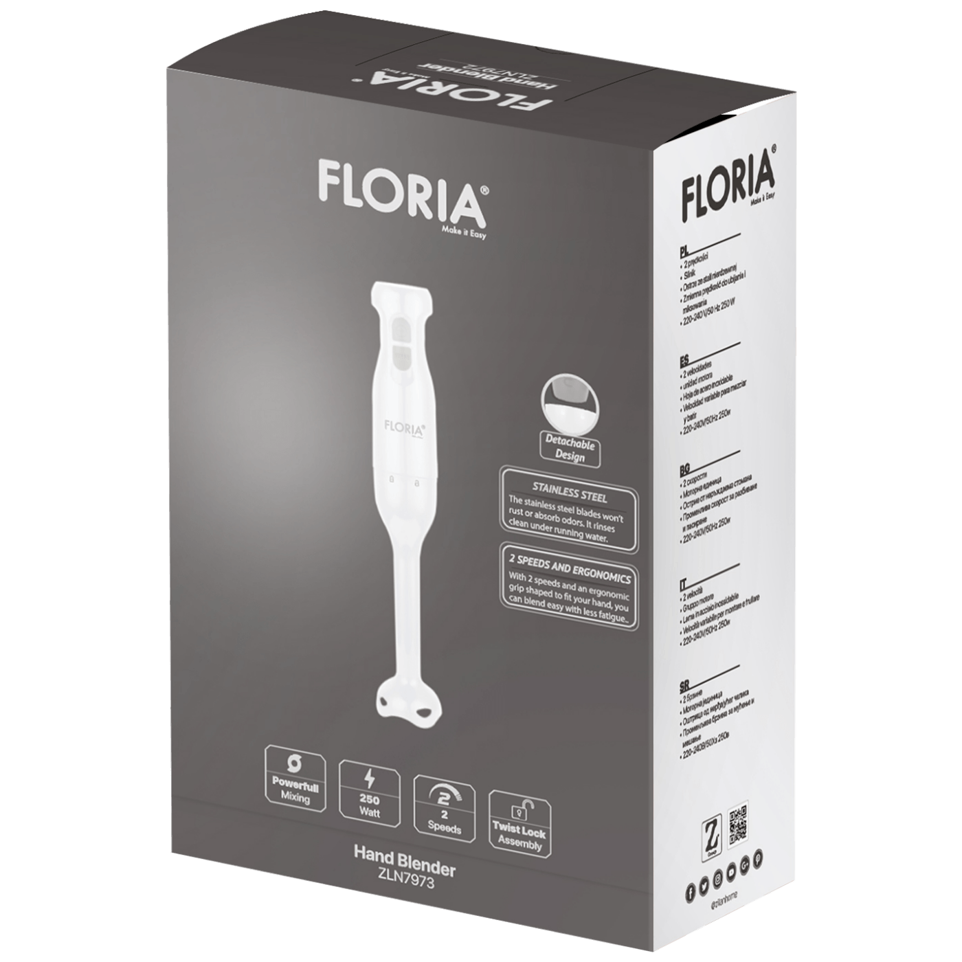 Blender FLORIA, 250 W, 2 brzine - ZLN7973-1