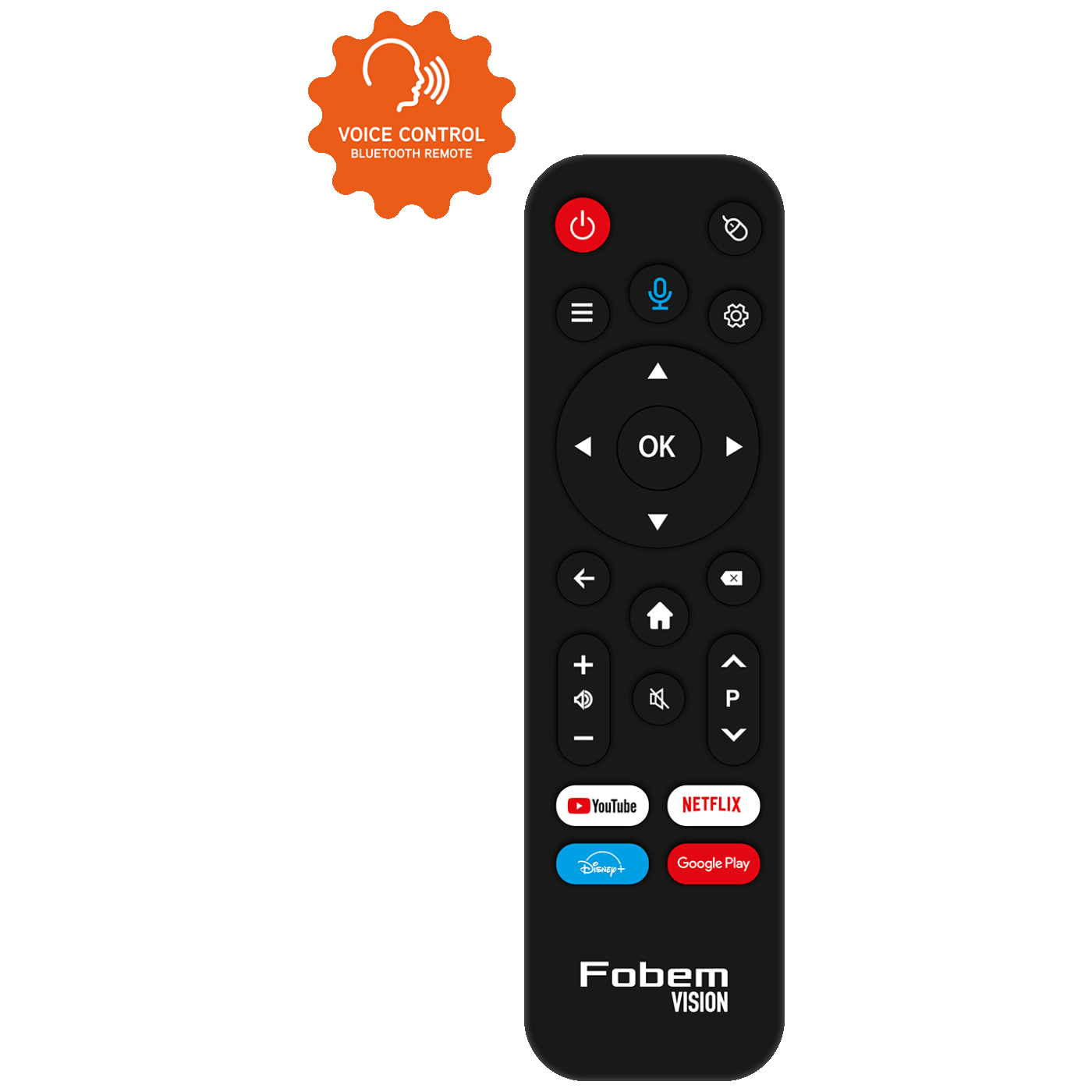 Fobem Prijemnik IPTV@Android,6K,2/32GB, WiFi 2.4/5GHz, Bluetooth - Vision-3