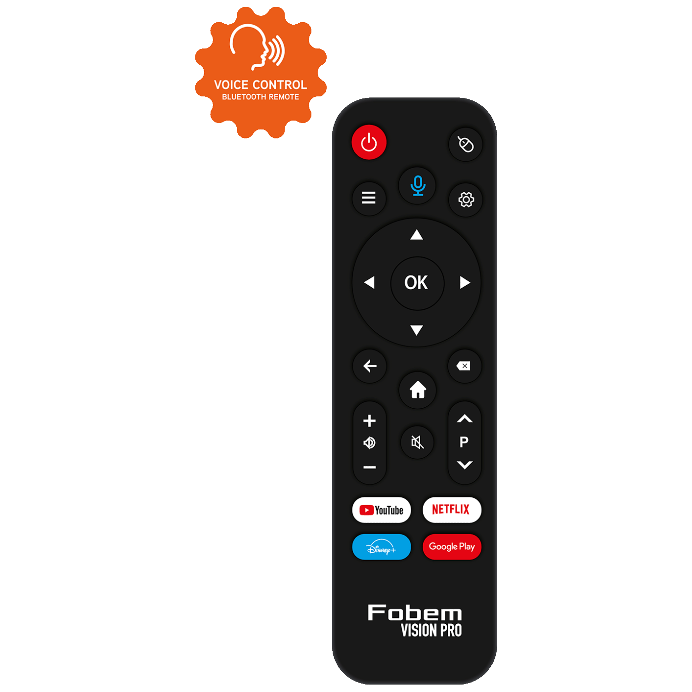 Fobem Prijemnik IPTV@Android,6K,4/64GB, WiFi 2.4/5GHz, Bluetooth - Vision Pro-3
