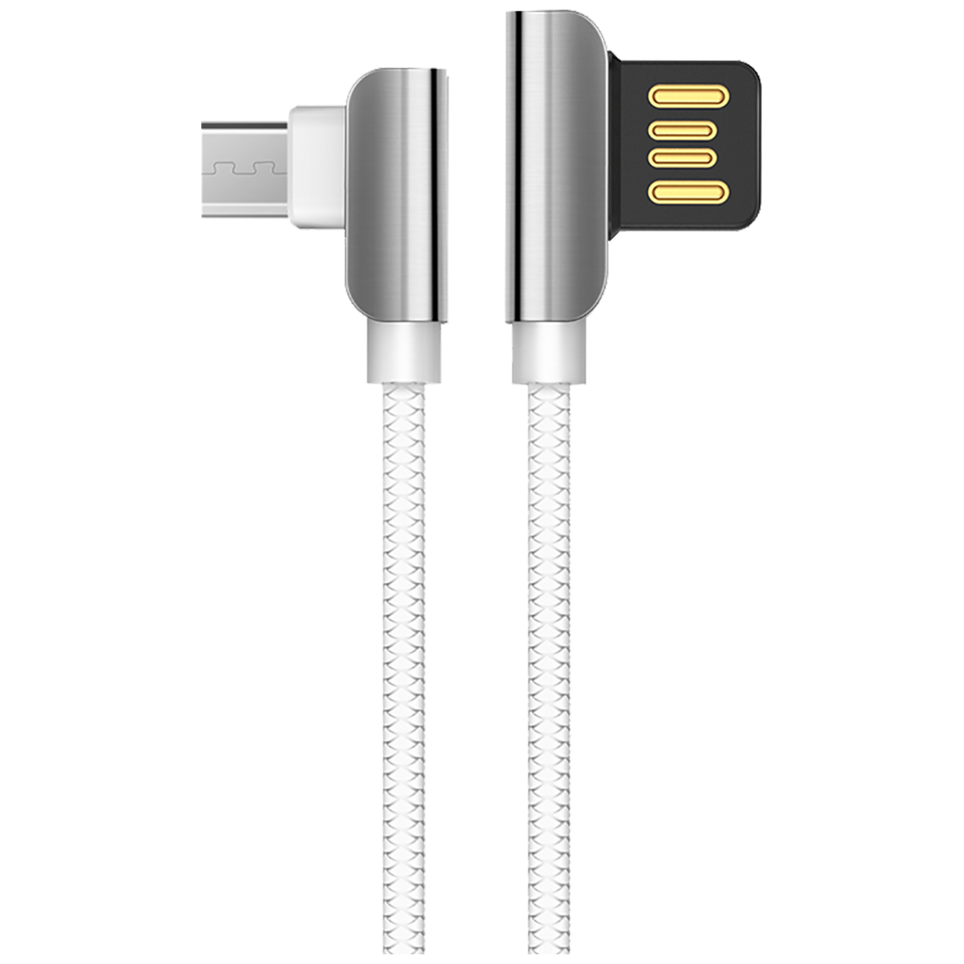 hoco. USB kabel za smartphone, micro USB, 1.2 met., 2.4 A bijela- U42 Exquisite steel, Micro USB, WH-2