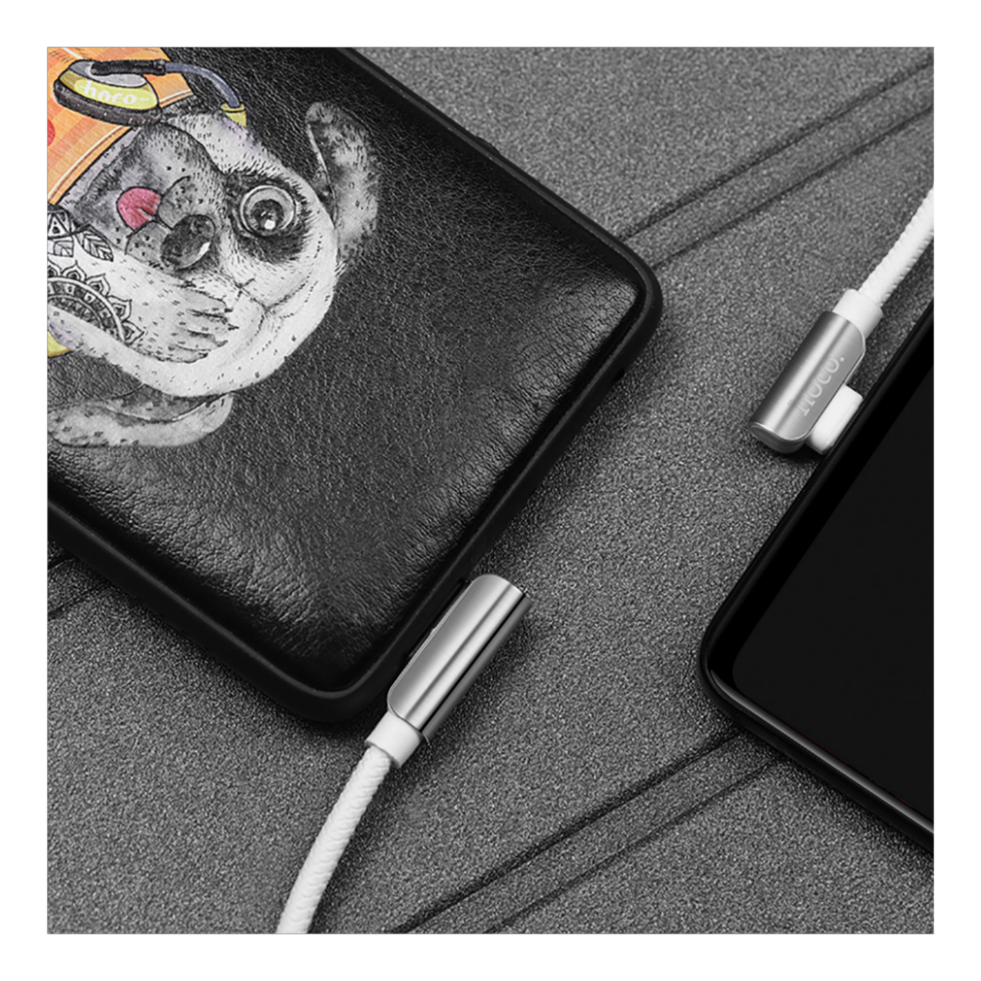hoco. USB kabel za smartphone, micro USB, 1.2 met., 2.4 A bijela- U42 Exquisite steel, Micro USB, WH-3