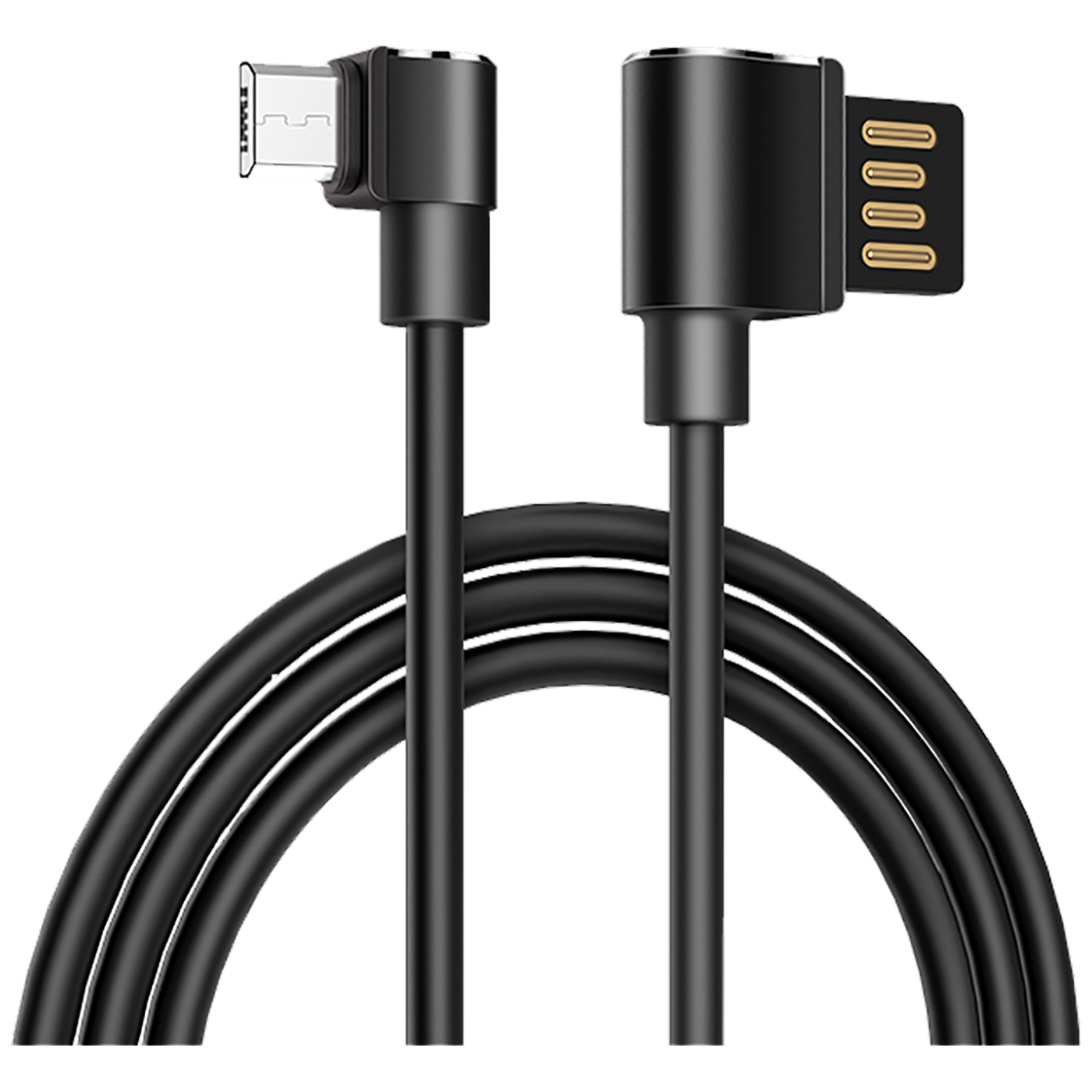 hoco. USB kabel za smartphone, micro USB, kutni 90°, 1.2 met,crna - U37 Long Roam, Micro USB , BK-3