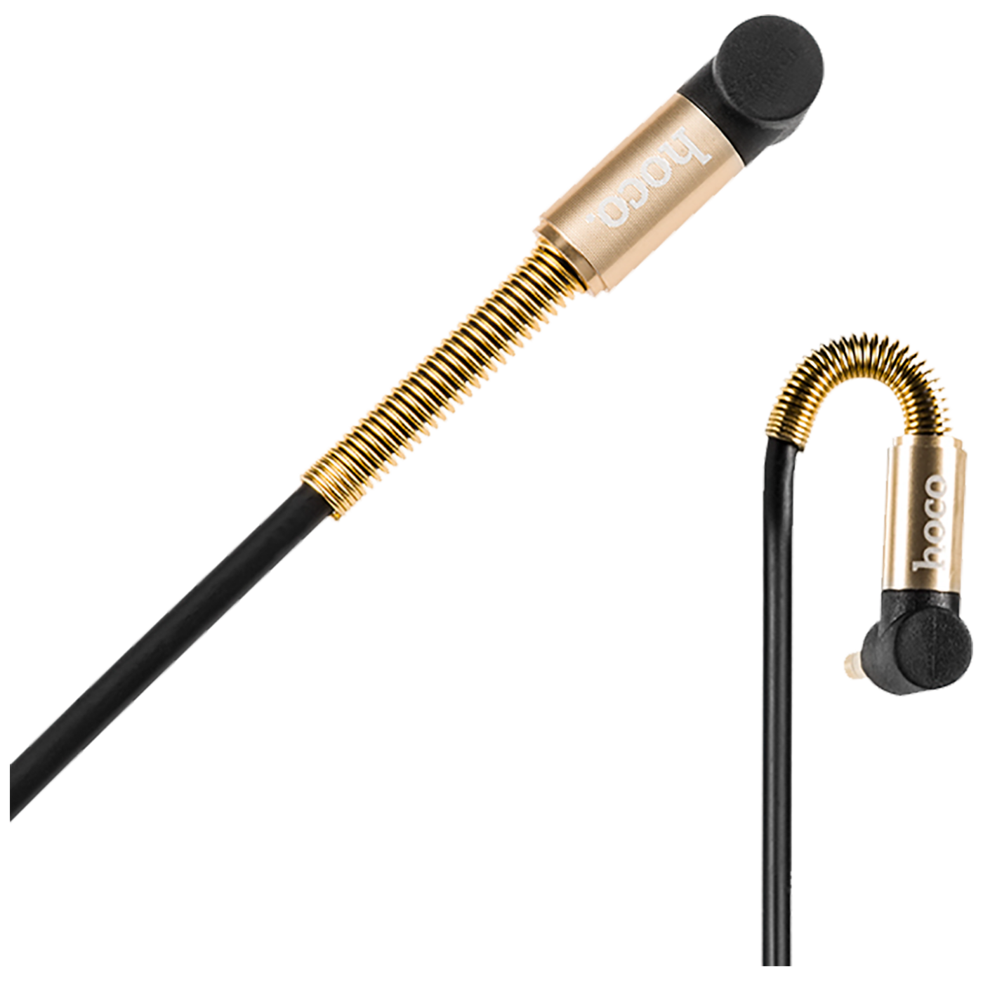 hoco. Audio kabel 3.5 mm, dužina 1.0 metar crna - UPA02 Spring Audio AUX BK-1