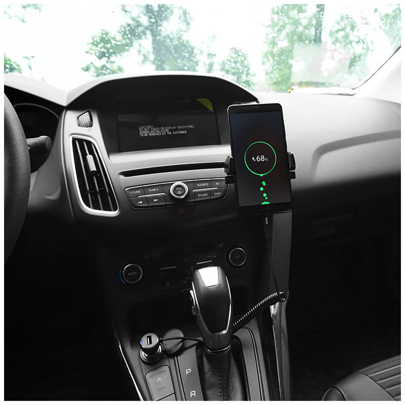 hoco. Auto punjač sa micro USB kabelom, 1 x USB, 2.4 A max. - Z21A Ascender single USB-4