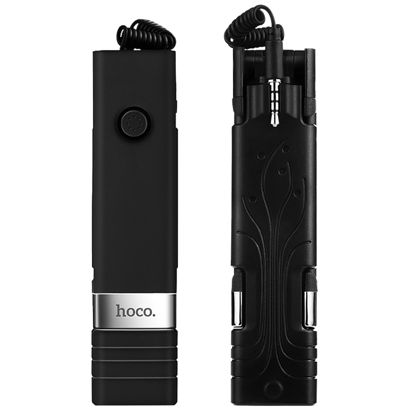 hoco. Selfie stick za smartphone, žični - K3 Beauty Selfie Stick crna-2