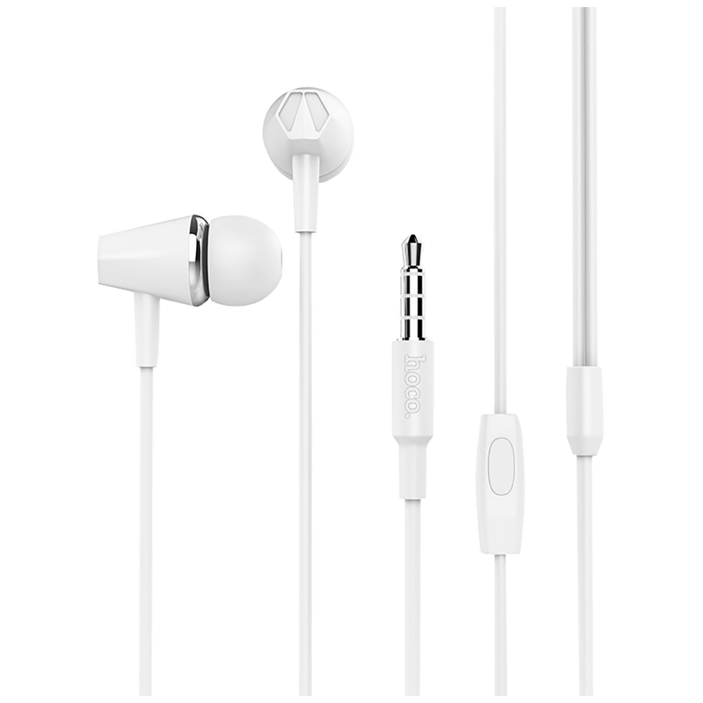 Slušalice sa mikrofonom HOCO 3.5 mm,dužina kabela 1.2 met,bijela - M34 Honor White-3