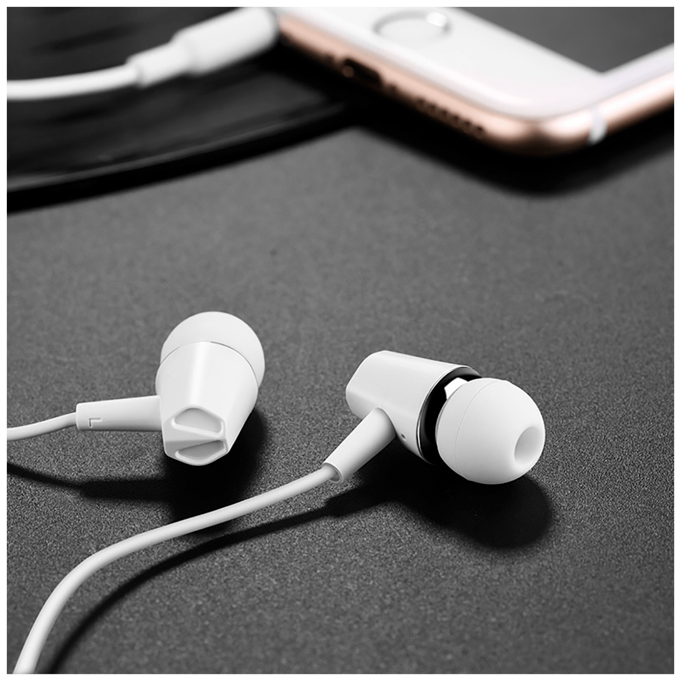 Slušalice sa mikrofonom HOCO 3.5 mm,dužina kabela 1.2 met,bijela - M34 Honor White-4