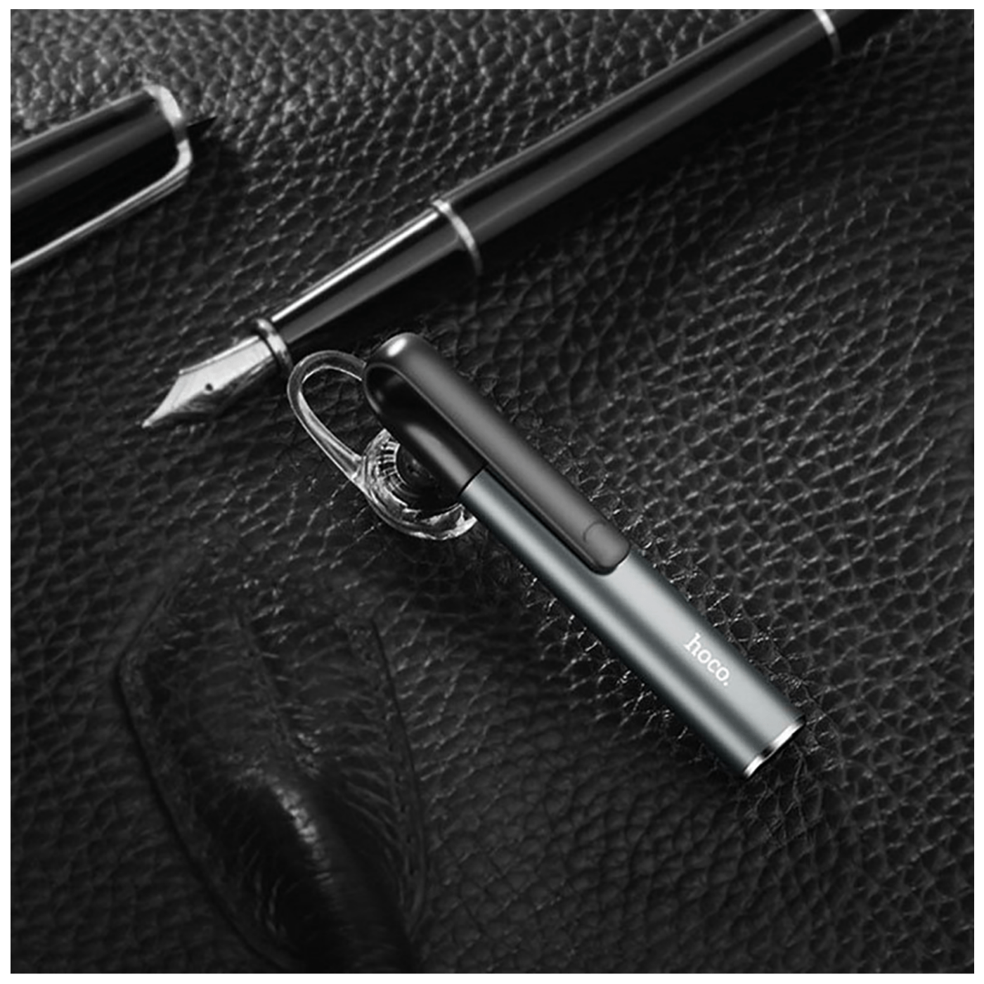 Handsfree slušalica sa mikrofonom HOCO,Bluetooth,45 mAh,3 h, siva - E21 Razor-Edge Gray-2