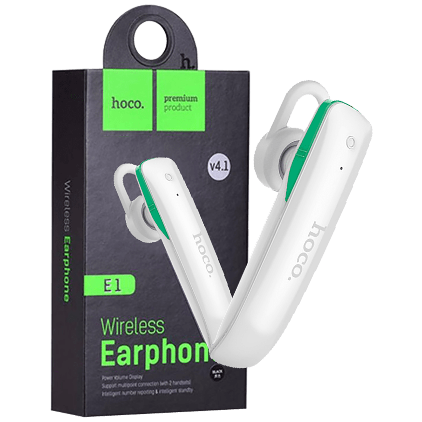 Handsfree slušalica sa mikrofonom HOCO, Bluetooth, 50 mAh, 4 h - E1