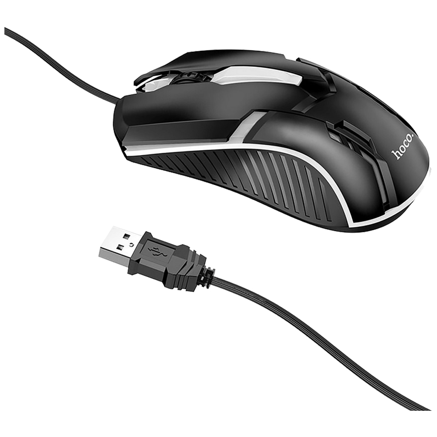 hoco. Tipkovnica+miš, gaming set, RGB osvjetljenje, USB - GM11-4