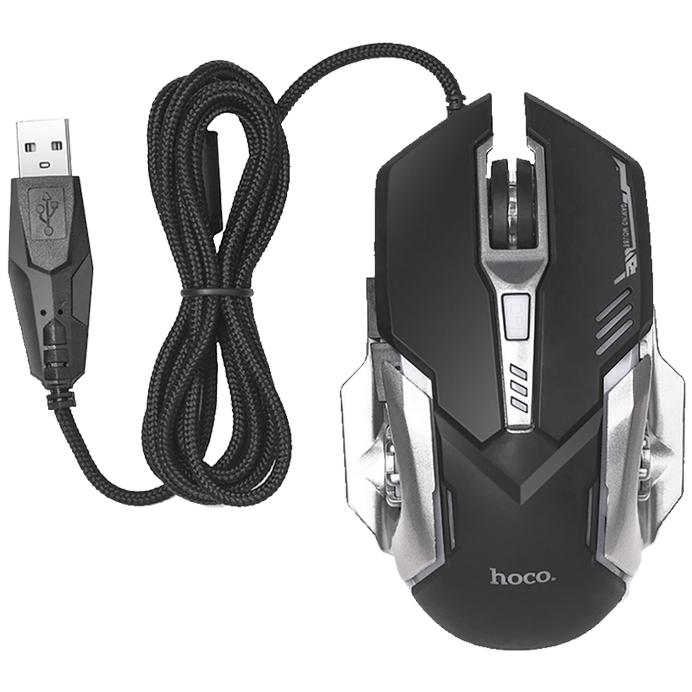 hoco. Tipkovnica+miš, gaming set, RGB osvjetljenje, USB - GM12-4