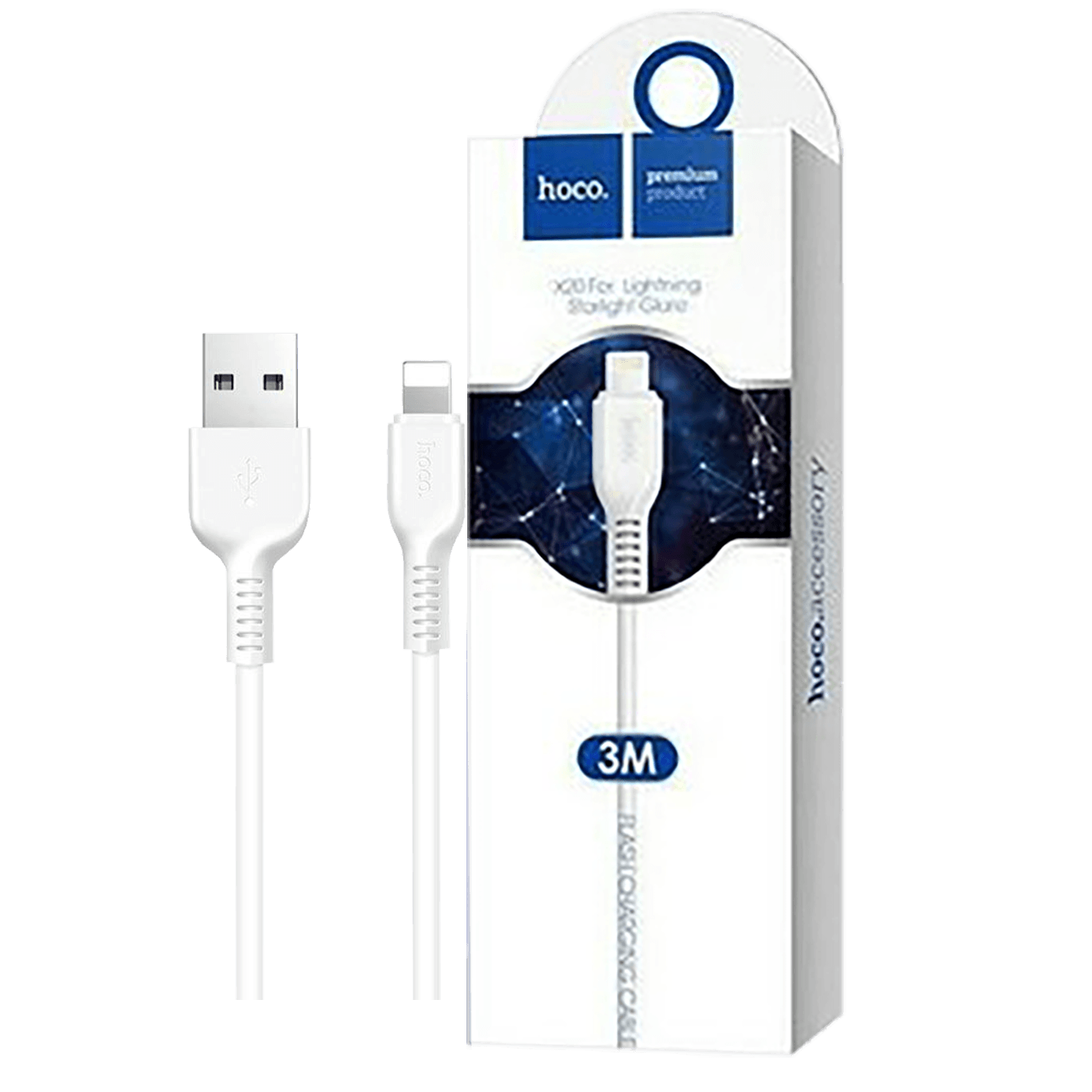 hoco. USB kabel za iPhone , Lightning kabel, dužina 3 met. - X20 Flash Lightning 3m-0