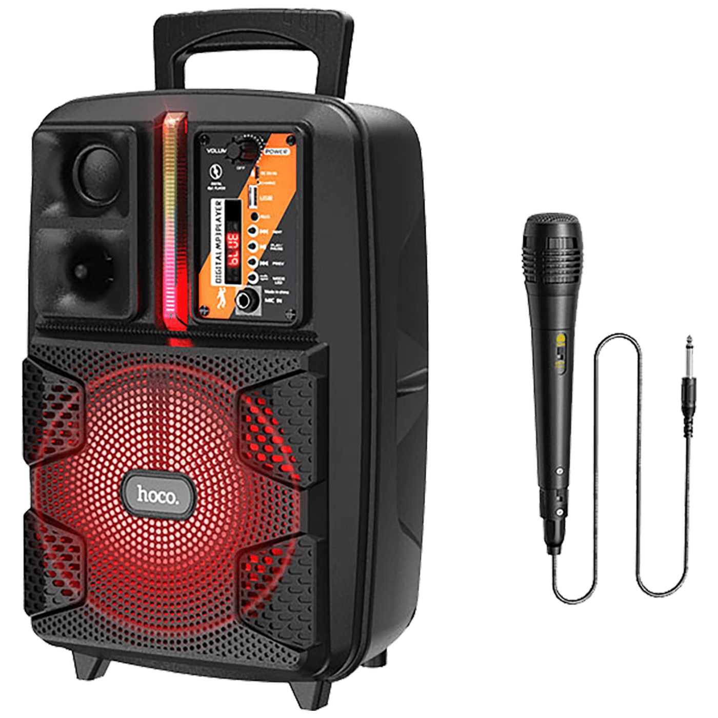 Party zvučnik HOCO BS37 Dancer (15W, Bluetooth, FM, USB, AUX, mikrofon)