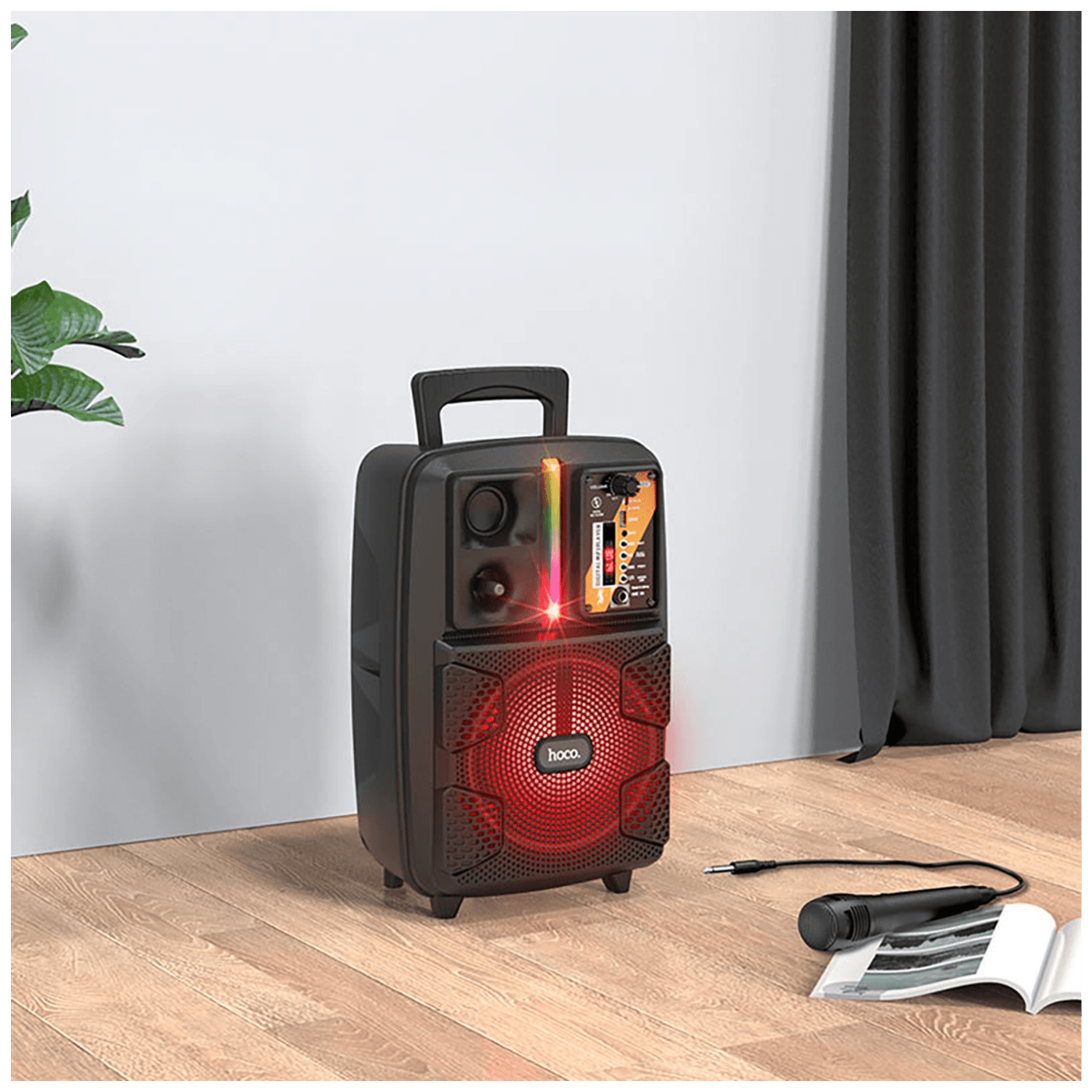 Party zvučnik HOCO BS37 Dancer (15W, Bluetooth, FM, USB, AUX, mikrofon)-5