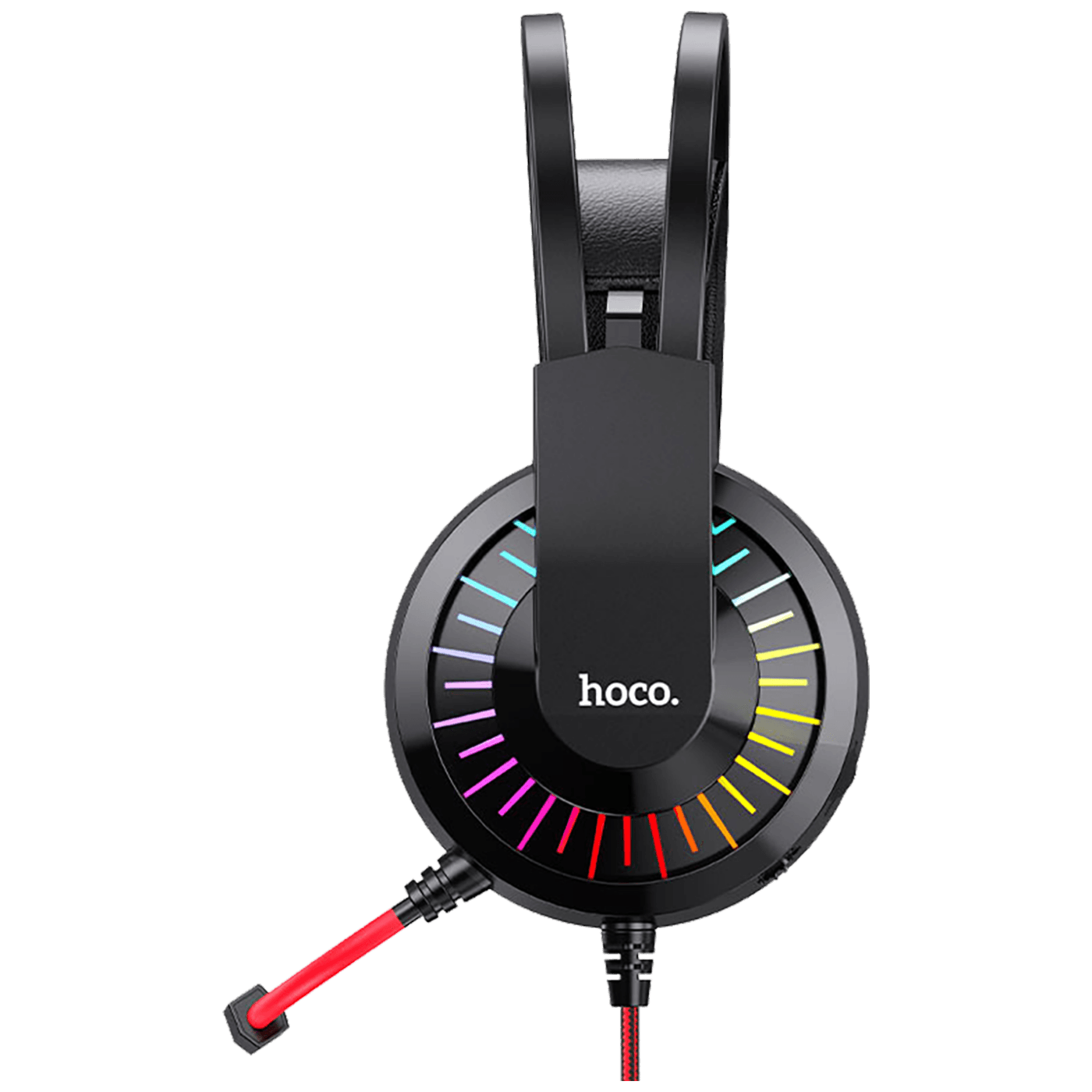 Slušalice sa mikrofonom HOCO gaming, 3.5 mm / USB, LED - W105 Joyful-3